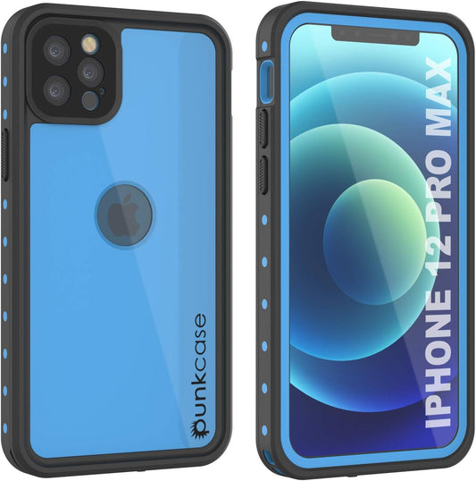 PunkCase 360 Full Body Armor Cover for iPhone 12 Pro Max [StudStar Series] [Slim Fit] [IP68 Certified] [Dirtproof]