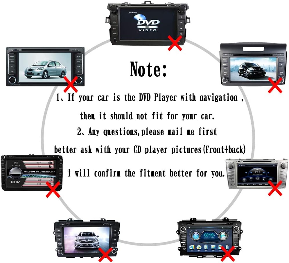 Yomikoo Car Audio Input Adapter, USB AUX CD Changer for Toyota Corolla, Camry, Auris, Avensis, Tacoma