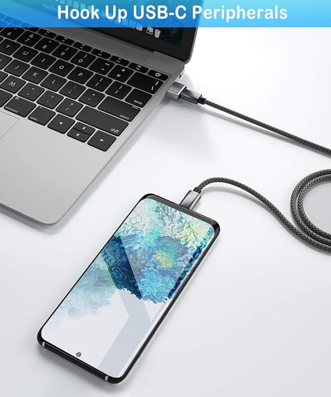 USB to USB C Adapter for iPhone 17 Charger 5Pack,USBC Female to A Male OTG Type C Converter for Apple Watch Ultra iWatch 7 8 9 10,iPhone 16 15 14 13 Plus Pro Max,AirPods,iPad,Car,Samsung S24