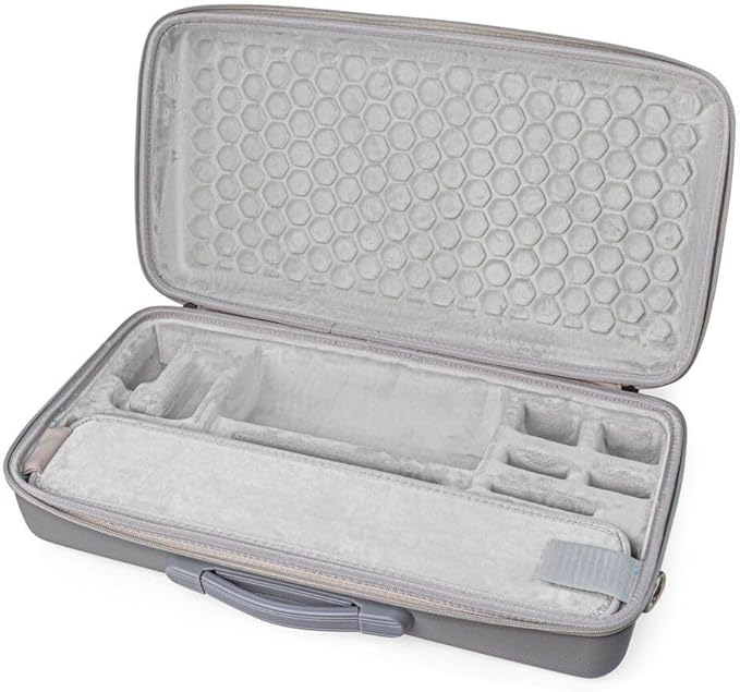 Carrying Case Protective Hard Travel Case For X-GIMI For M-oGo 4 2025 Portable Projector Storage Bag With Custom EVA Interior With Compartments Waterproof Anti-shock Storage Container Grey
