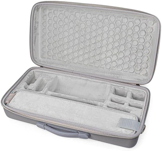 Carrying Case Protective Hard Travel Case For X-GIMI For M-oGo 4 2025 Portable Projector Storage Bag With Custom EVA Interior With Compartments Waterproof Anti-shock Storage Container Grey