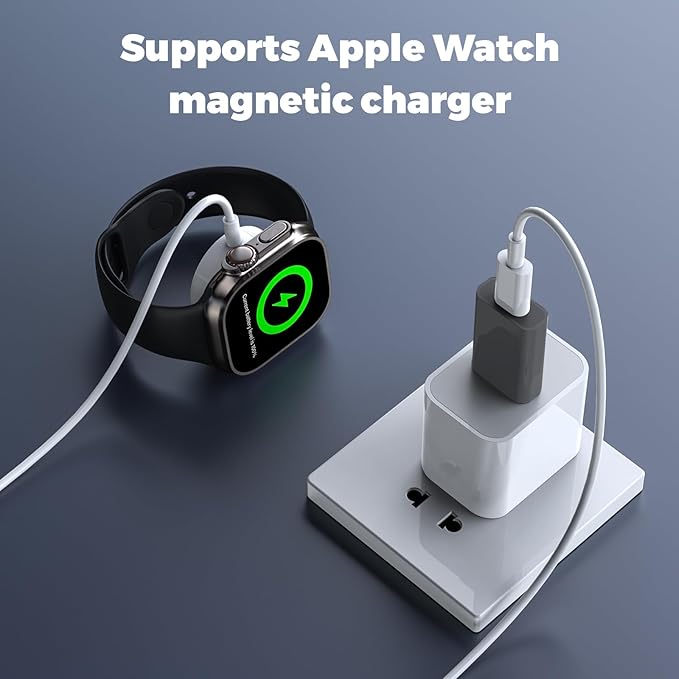 USB to USB C Adapter 2 Pack, USB-C Female to USB Male Adapter,OTG Charger Converter Compatible for Apple Watch Ultra iWatch/iPhone/Pro Max Plus/Airpods/iPad 9 10 Air 5 Mini 6/Car/Samsung