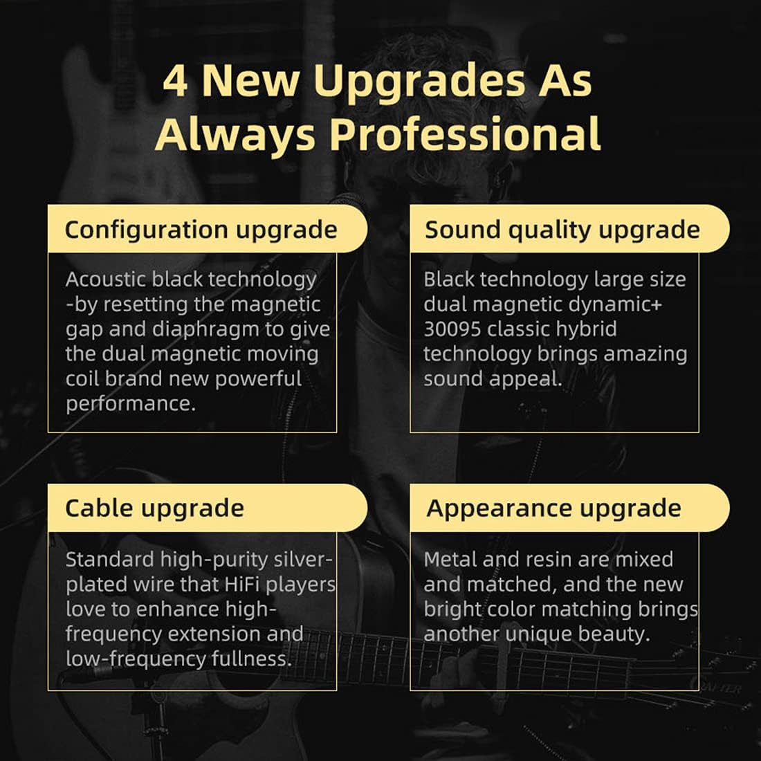1BA 1DD KZ ZSN Pro X in Ear Monitor Earphone Wired Earphone HiFi Sport Gaming Earbuds Headphones Compatibility