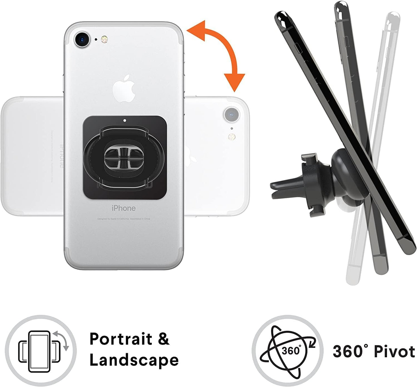 Kenu Airframe Magnetic Phone Car Mount for Air Vent - Portable Holder with 360 Degree Rotation