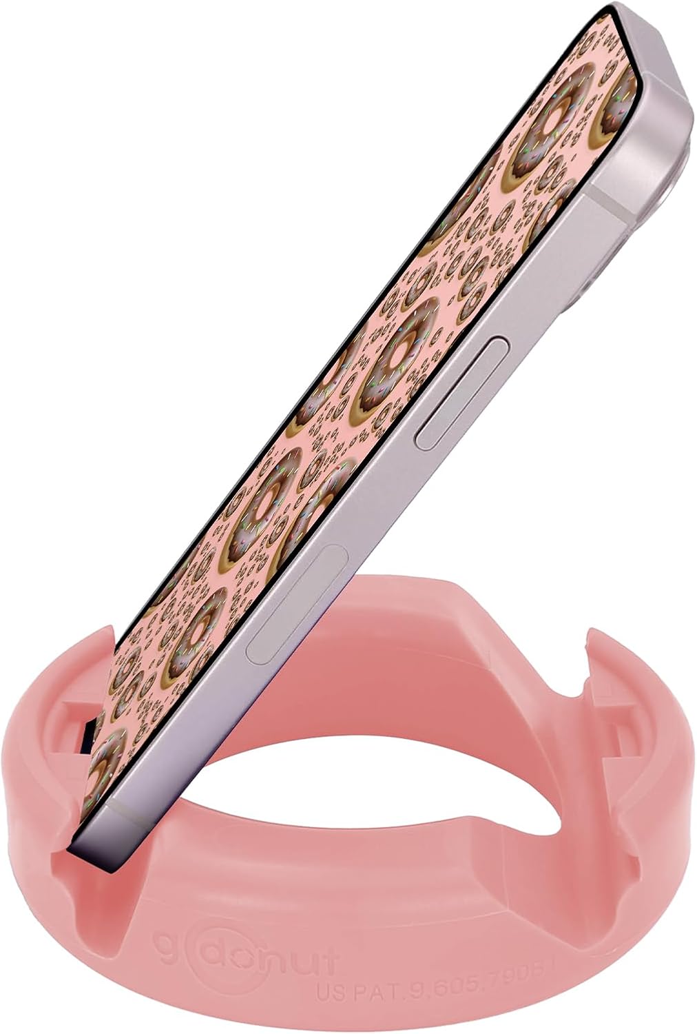 GoDonut Phone Stand Original - Cell Phone Holder + Tablet Stand Desk Organizer, Compatible with iPhone 16 15 14 Pro