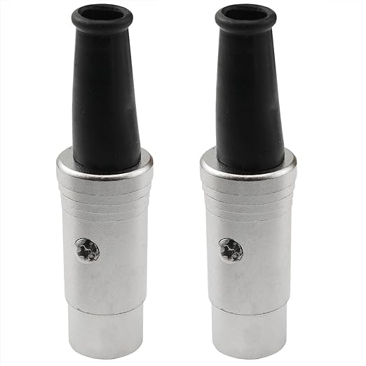 CHENJIN 4PCS 5 Pin DIN Male Solder Connectors Metal 5 Core Solder Heads for Audio Video AV Keyboard MIDI Cable Adapters