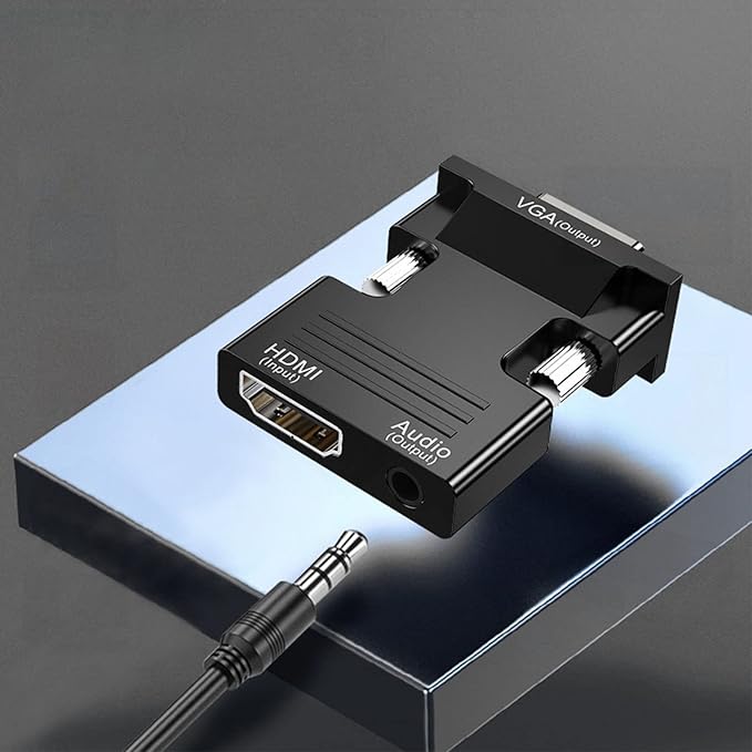 VGA to HDMI Adapter 1080P VGA Adapter for PC Laptop HDTV