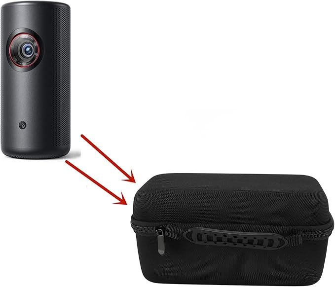 Yunir Projector Carrying Case for Capsule 3 Lasers 1080P,EVA Projector Bag Shockproof Portable Mini Projector Hard Travel Storage Bag for HY300 HY300 Pro