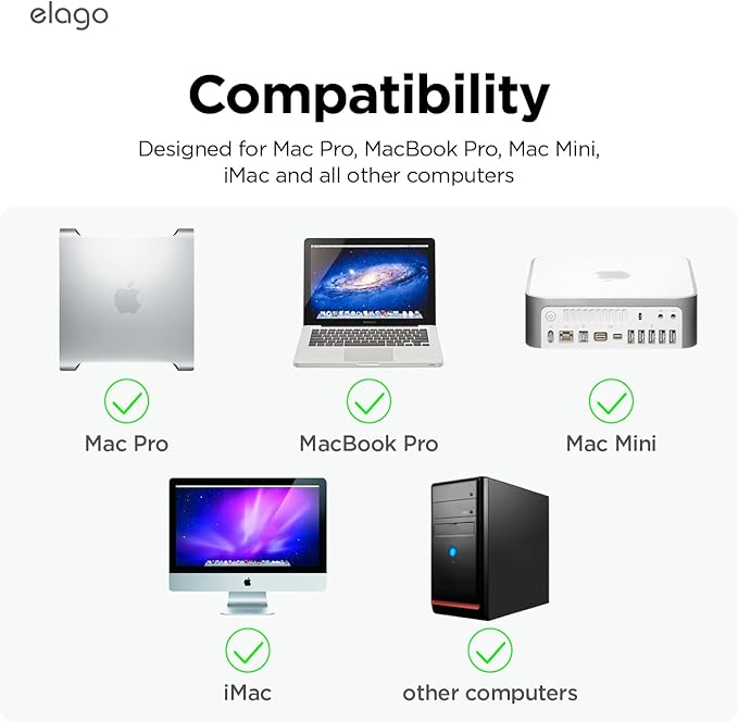elago FireWire 400 to 800 Adapter (Black) for Mac Pro, MacBook Pro, Mac mini, iMac and All Other Computers…