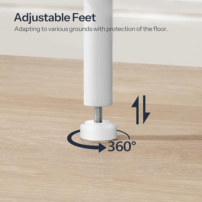 HOOBRO Side Table with Charging Station, End Table with USB Port and Outlets, Nightstand with 2-Layer Storage Shelves for Small Spaces, Living Room, Bedroom, White WW09UBZ01