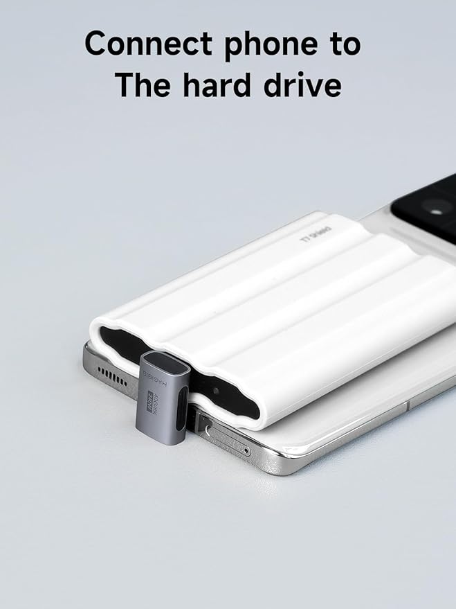 Hagibis 240W 40Gbps 8K USB C Adapter, USB-C Male to Male Adapter, USB4 Connecter for Thunderbolt 4/3, ROG Ally, Steam Deck, Switch, Dock, Mac, Tablet, iPhone 16 15 Pro Max (Male U Type)