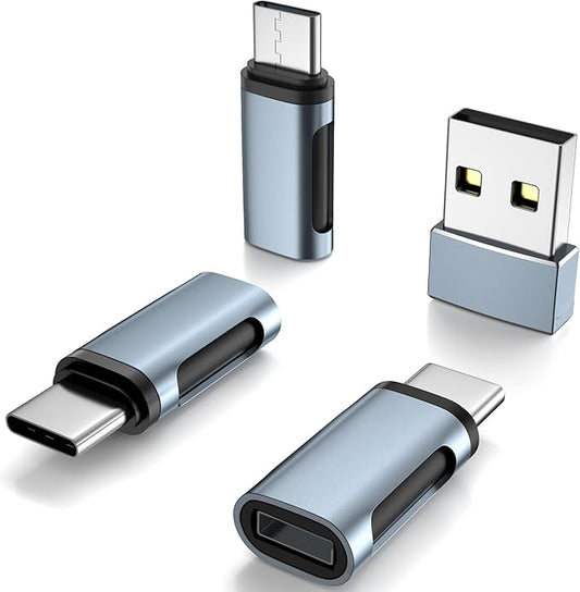 Lig-htn-ing to USB-C Adapter, Lig-htn-ing Female to USB-C Male Adapter, Suitable for Phone 15/Plus/Pro/Max, Pad, and Other C-Type Devices, Does not Support Headphone and OTG Functions