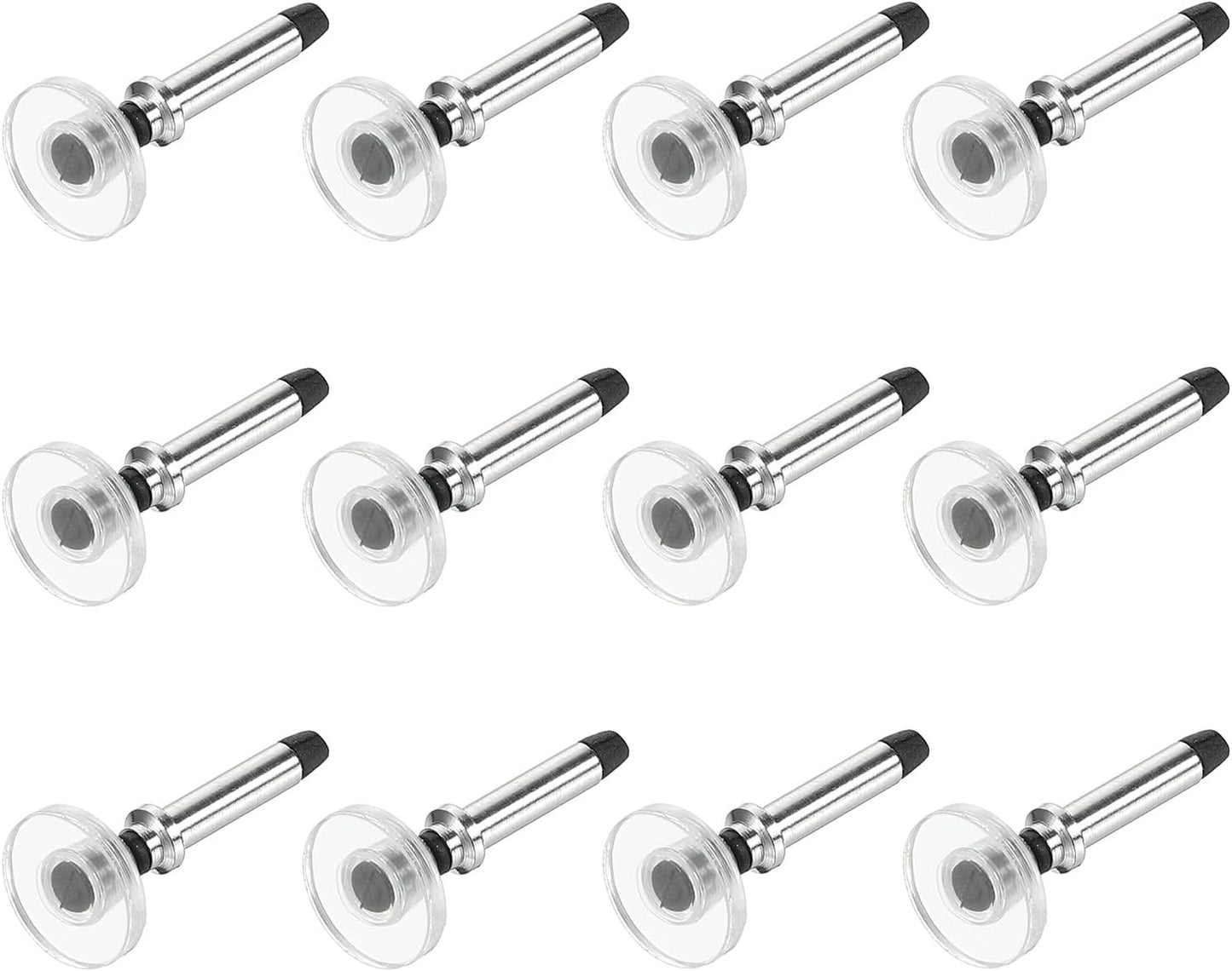 MECCANIXITY 12pcs Universal Replacement Stylus Pen Disc Fine Tips 7mm High Precision for 2 in 1 Capacitive Touch Screen
