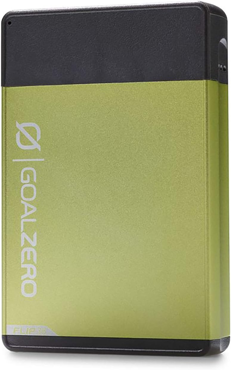 Goal Zero Flip 36 Portable Phone Charger, 10,050mAh/36Wh External Power Bank - Green