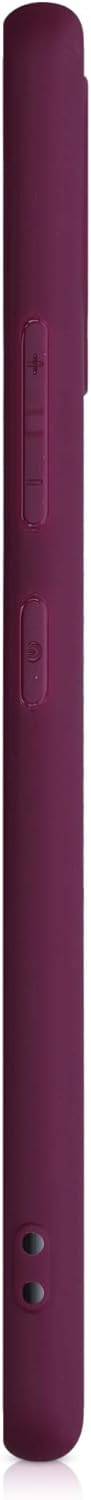 kwmobile Case Compatible with Samsung Galaxy A42 5G - Soft Slim Protective TPU Silicone Cover - Bordeaux