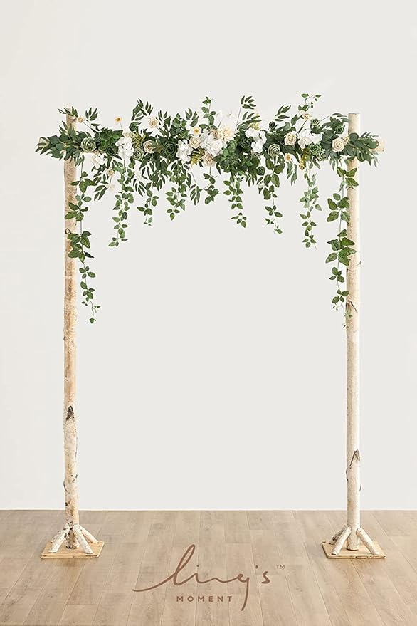 Ling's moment Artificial Flowers 25Pcs Elf Green Roses Decor w/Stems,3" Real Touch DIY Foam Floral for Wedding Bouquet/Centerpieces, Outdoors Party Backdrop, Room/Table, and Garden/Pot Decorations