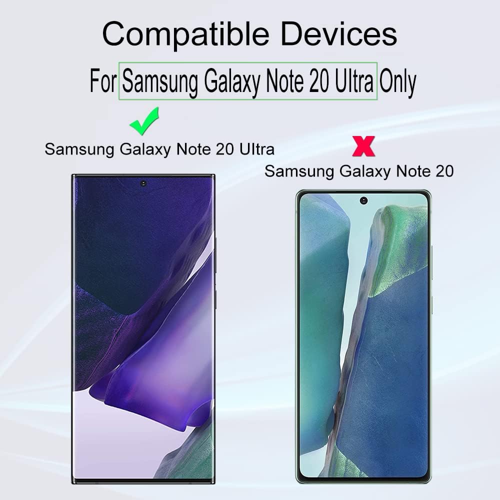 Ibywind Screen Protector for Samsung Galaxy Note 20 Ultra - 2Pcs TPU Film, Camera Lens Protector