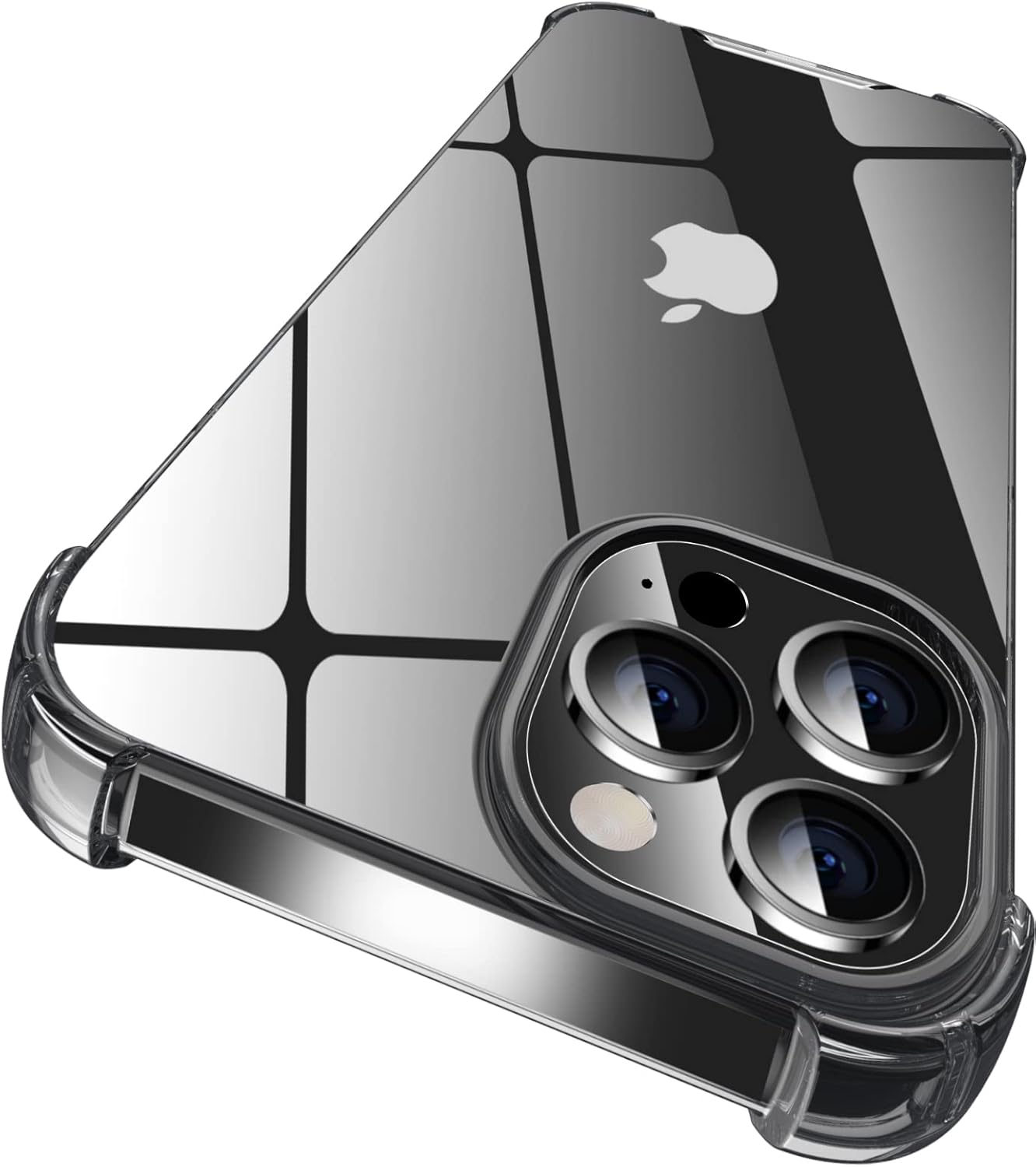 ORIbox Black Shockproof Case for iPhone 12/12 Pro - 4 Corner Protection