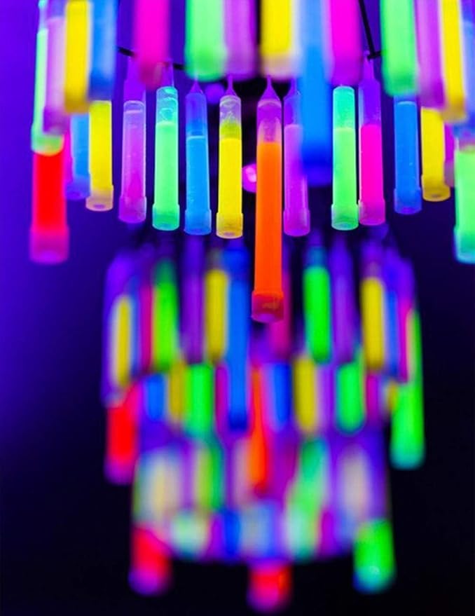 Glow Fever Glow Sticks Bulk 200ct Premium Glow in The Dark Light Up with Lanyards, for Party Supplies, Party Favors, Birthday, Halloween, Super Bright, Lasts Up to 12 hrs