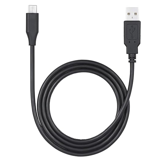 Perixx PERIPRO-406 USB Type C Male to USB A Male 3 Ft Cable - USB2.0 Spec for Smartphones, Tablets, Laptop, and Desktops - Black