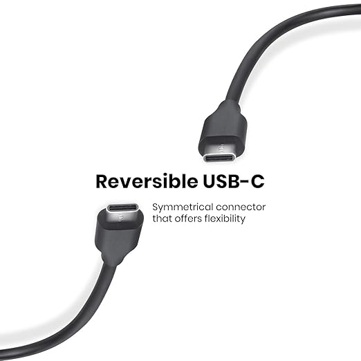 Perixx PERIPRO-403 USB Type-C Male to USB-A Female 1ft. Cable - USB2.0 Spec for Keyboard and Mouse Connection with Smartphone, Laptop, and Tablet - Black