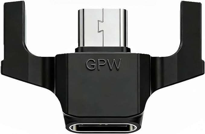 USB-C Charging Adapter Compatible with Logitech GPW1/GPW2 Wireless Gaming Mouse | No Dock,Micro-USB to Type-C Converter | Compact & Lightweight Design | Charging & Data Transfer | Model-Specific