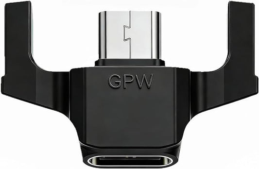 USB-C Charging Adapter Compatible with Logitech GPW1/GPW2 Wireless Gaming Mouse | No Dock,Micro-USB to Type-C Converter | Compact & Lightweight Design | Charging & Data Transfer | Model-Specific