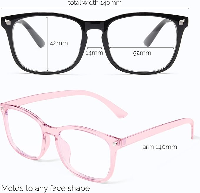 livho High Tech Blue Light Glasses - Advanced Blue Light Blocking Computer Glasses - Screen Fatigue & UV Protection