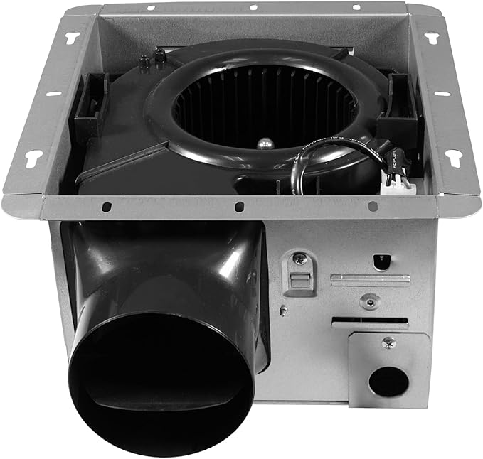 BV LED Bathroom Exhaust Fan With Light 90CFM - 0.8 Sones, Ultra Quiet, 800lm | Bathroom Vent Fan 3000K/4000K/5000K, Covers up to 80-90 Sq. Ft. | 4 Inch Duct Collar, Easy Install & Replace