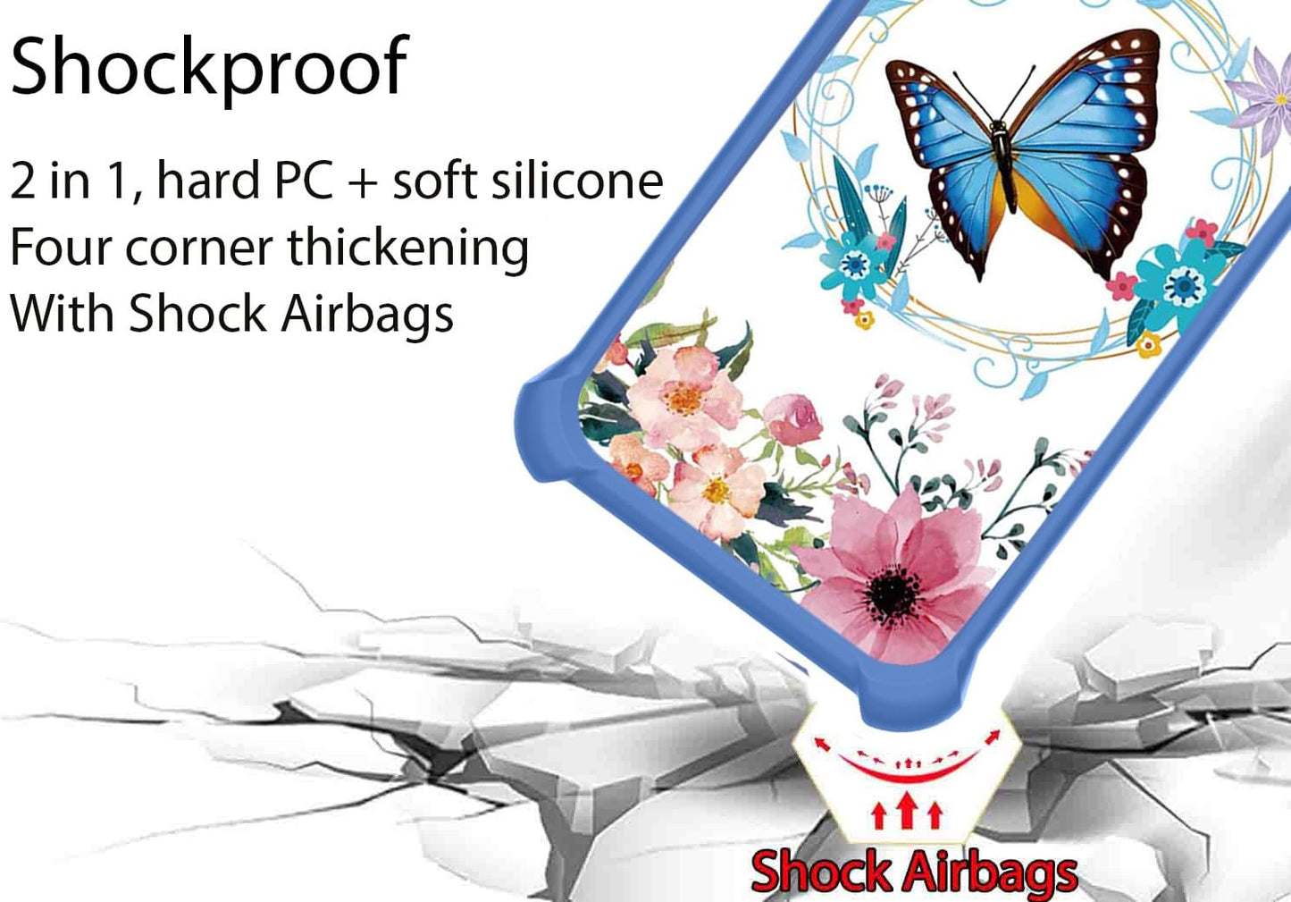 jioeuinly Sky Devices Elite A63 Case, Compatible with Sky Devices Elite A63 Max, [with Tempered Glass Screen