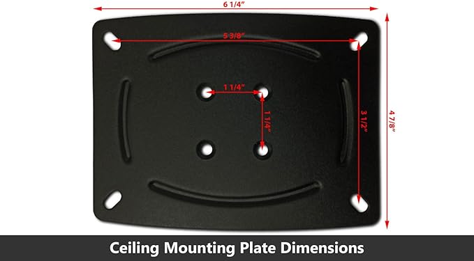 STR-MOUNTMB Silver Ticket Products LCD/DLP Low Profile Universal Projector Mount (7.5" to 12" Adjustable)