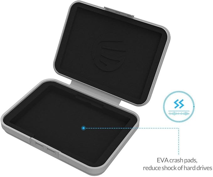 ORICO Hard Drive Case 3.5 inch HDD Storage Protective Bag Anti-Static and Shockproof External Hard Drive Suit for WD,Seagate,Toshiba-PHXGY