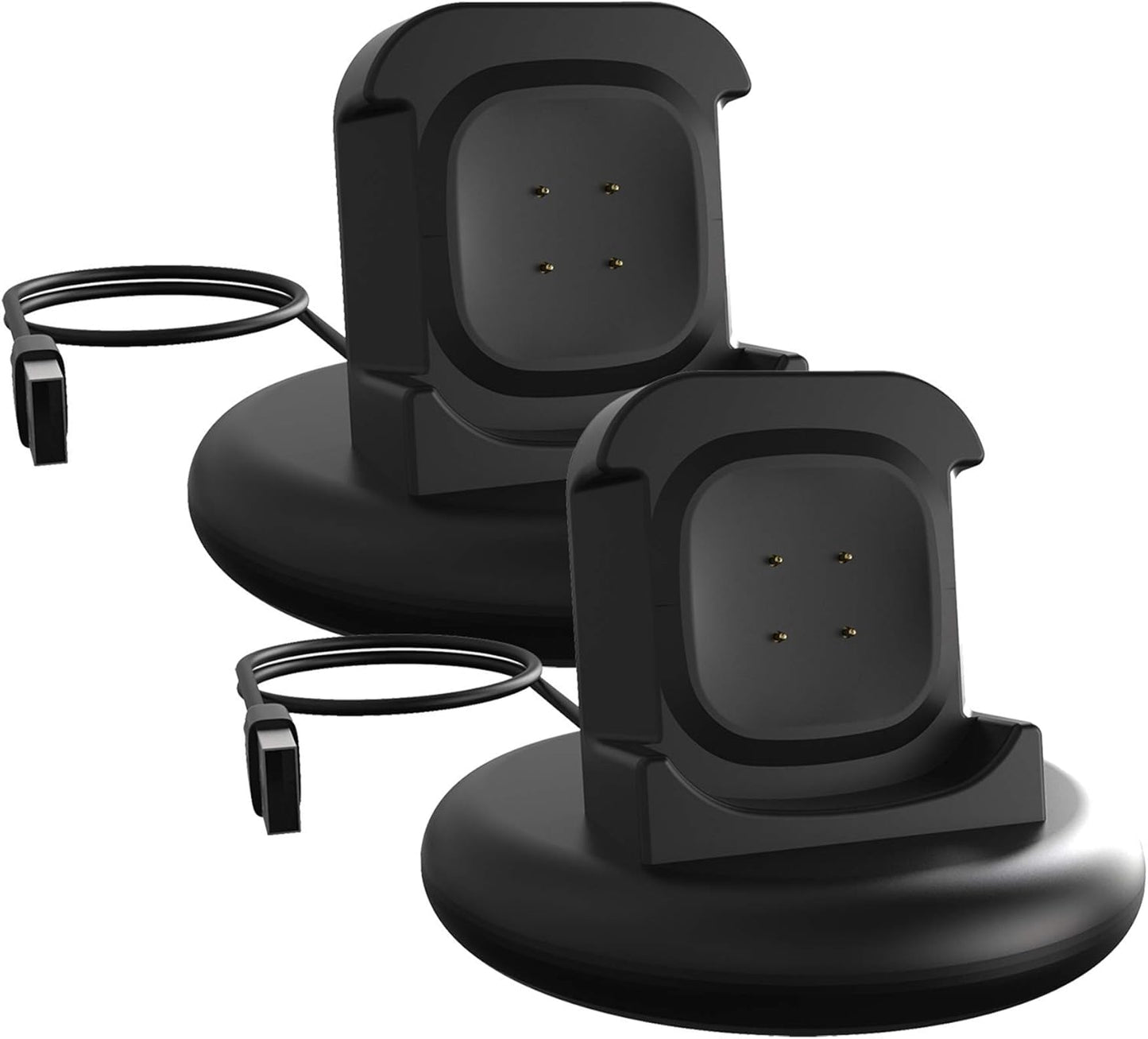 Replacement Charger Compatible with Fitbit Sense 2/Versa 3/Versa 4 Charger Dock Non-Slip Cradle Stand 3.3ft/1M Charging