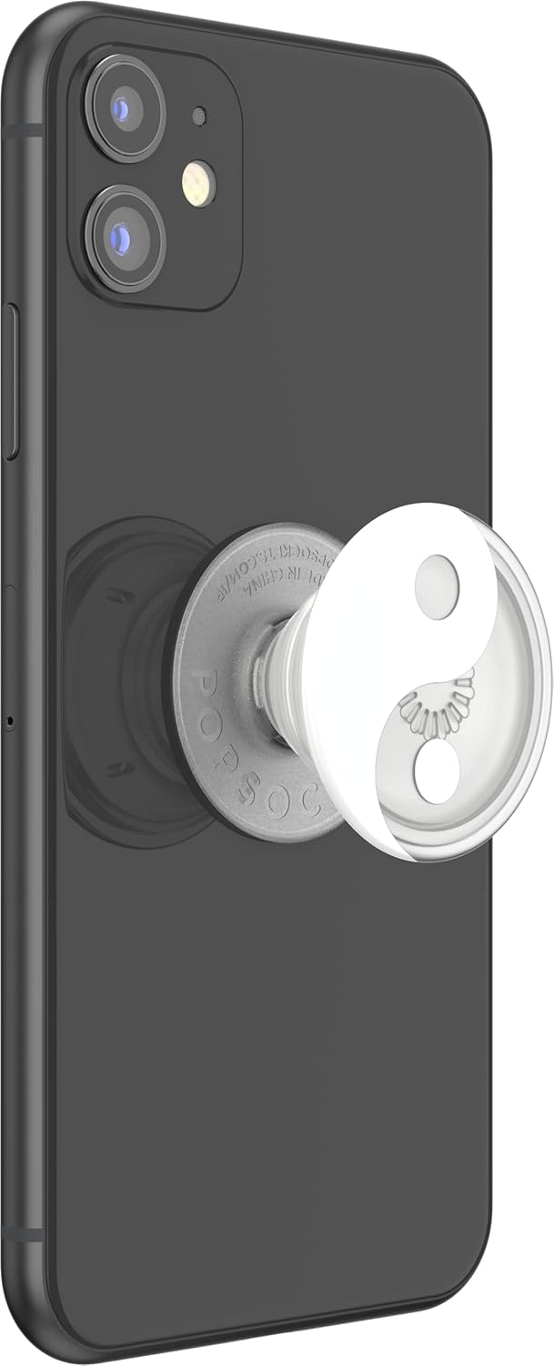 PopSockets Plant-Based Phone Grip with Expanding Kickstand - Eco-Friendly Yin and Yang