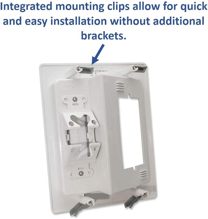 Legrand – OnQ in-Wall Cable Management Kit for Power & Low Voltage Cords – Hides TV or Display Cables Retrofit Behind the Wall – UL Listed TV Cord Hider w/DIY Install & Included Hardware – HT2102WHV1
