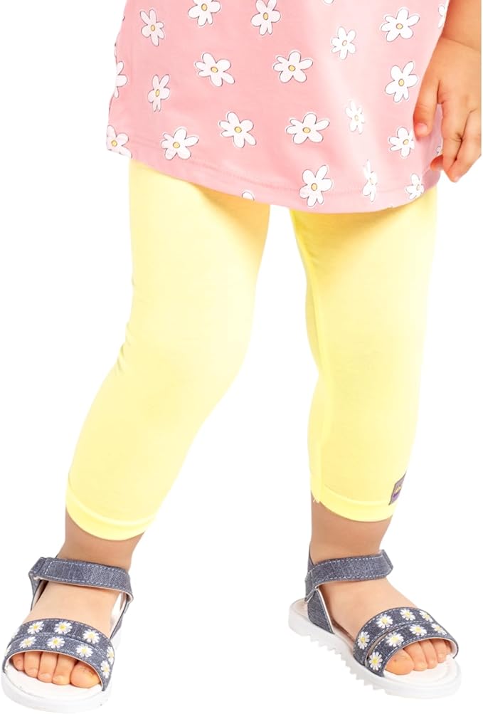 Premium Baby & Toddler Capri Leggings - Soft Cotton Blend, Durable & Perfect for Every Adventure