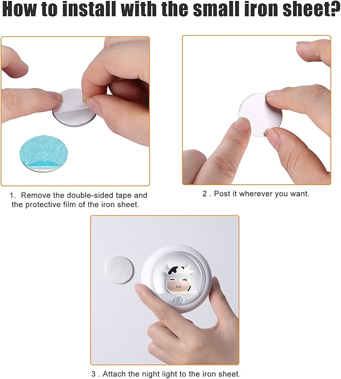 AIMILAR Night Light, Rechargeable Motion Sensor Light with Adjustable Brightness and 3 Mounting Options, Ideal Kids Night Lights, Gifts for Cat Lovers for Bedroom or Bathroom