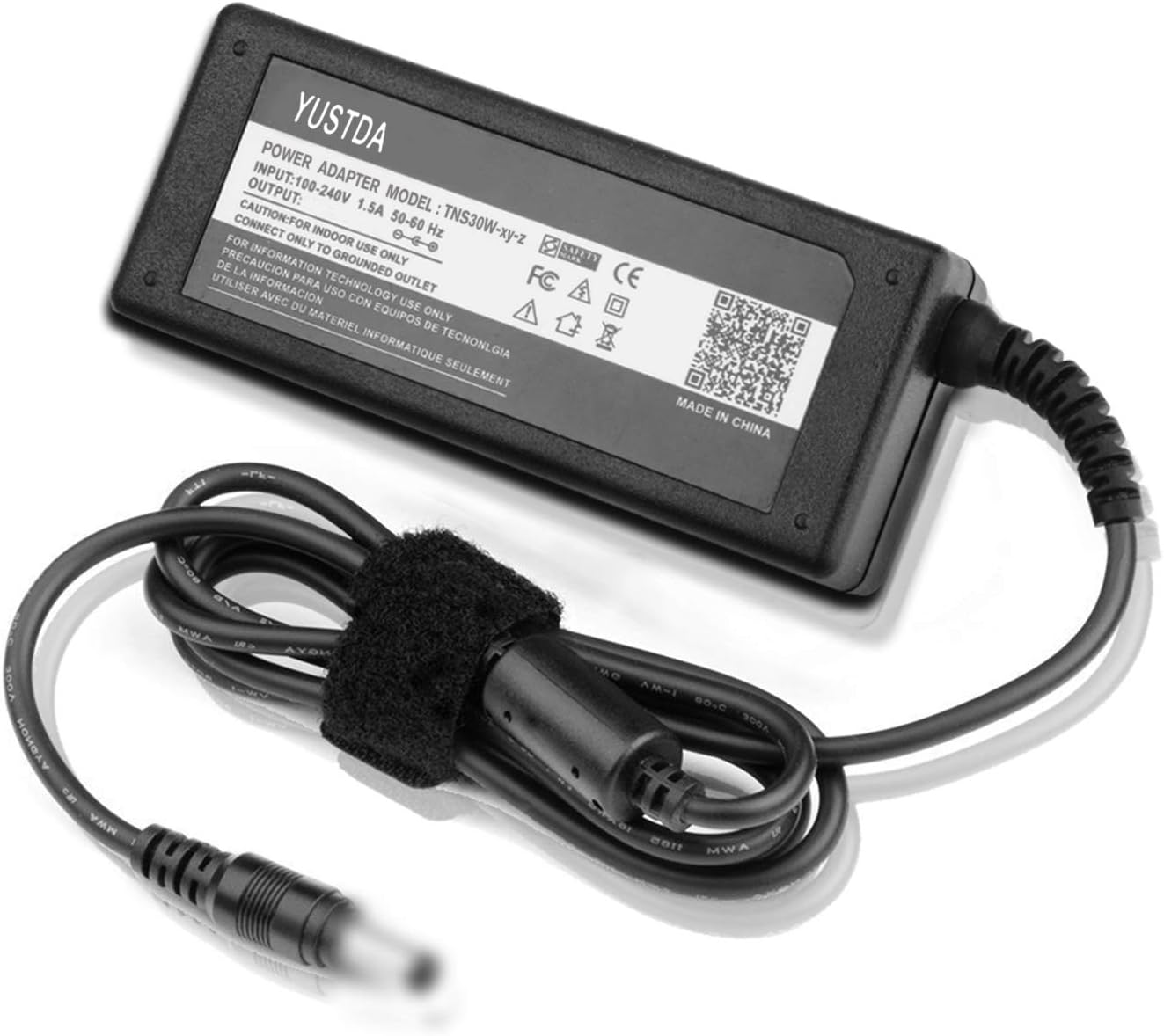 Yustda AC/DC Adapter for MARBERO 167Wh Portable Power Station, 45000mAh Solar Generators Power Supply Cord Charger