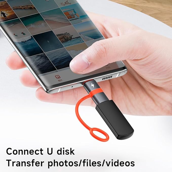 mcdodo USB-C to Micro USB Adapter with Lanyard, Type C Female to Micro USB Male Convert Connector Support Charge & Data Transfer Fit Galaxy S7/S7 Edge,Nexus 5/6 and Micro USB Devices