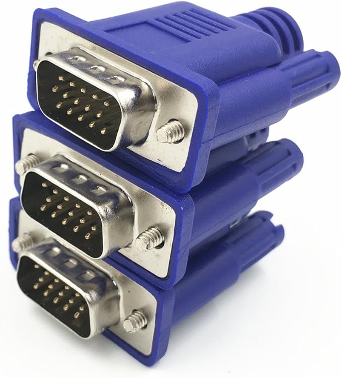 VGA Dummy Plug, Headless Ghost, Display Emulator, Fit Headless-1920x1080@60hz-3Pack