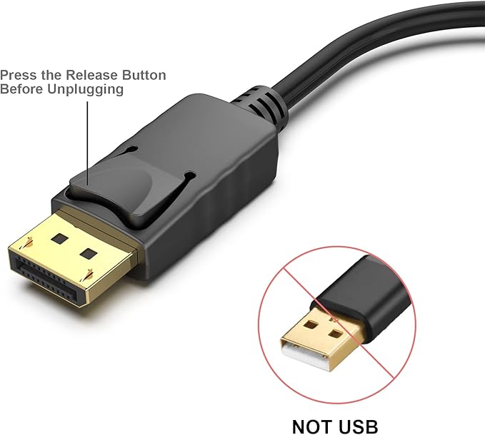 BENFEI DisplayPort to HDMI Adapter, 10 Pack Gold Plated DisplayPort/DP from Computer/Laptop to HDMI from Monitor/TV/Projector Converter (Not Bi-Directional, Not Compact with USB Port)