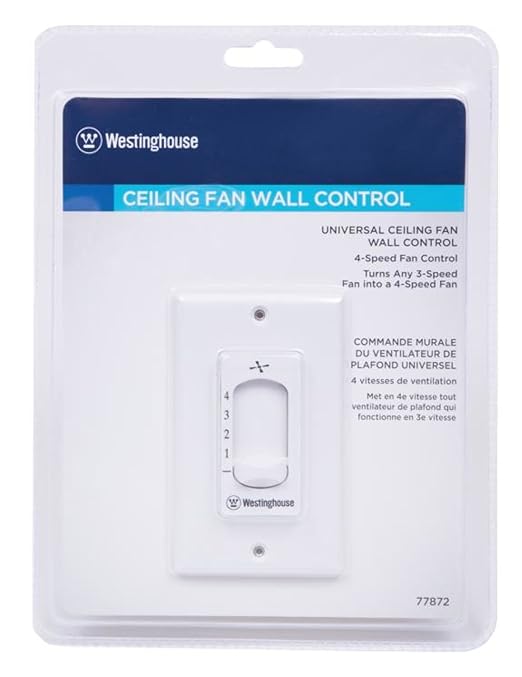 Westinghouse 7787200 Ceiling Fan Wall Control , White