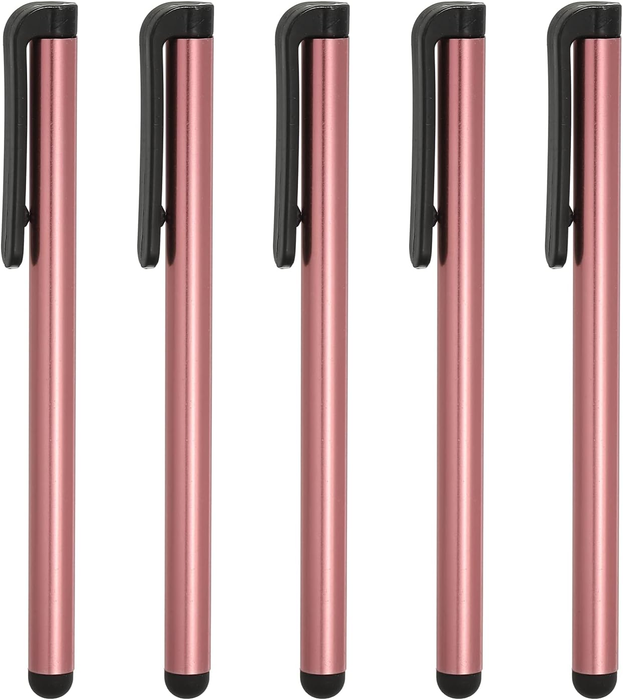 Pink MECCANIXITY 5pcs Stylus Pens for Touch Screens - Universal Capacitive Pencil Sensitivity for All Devices