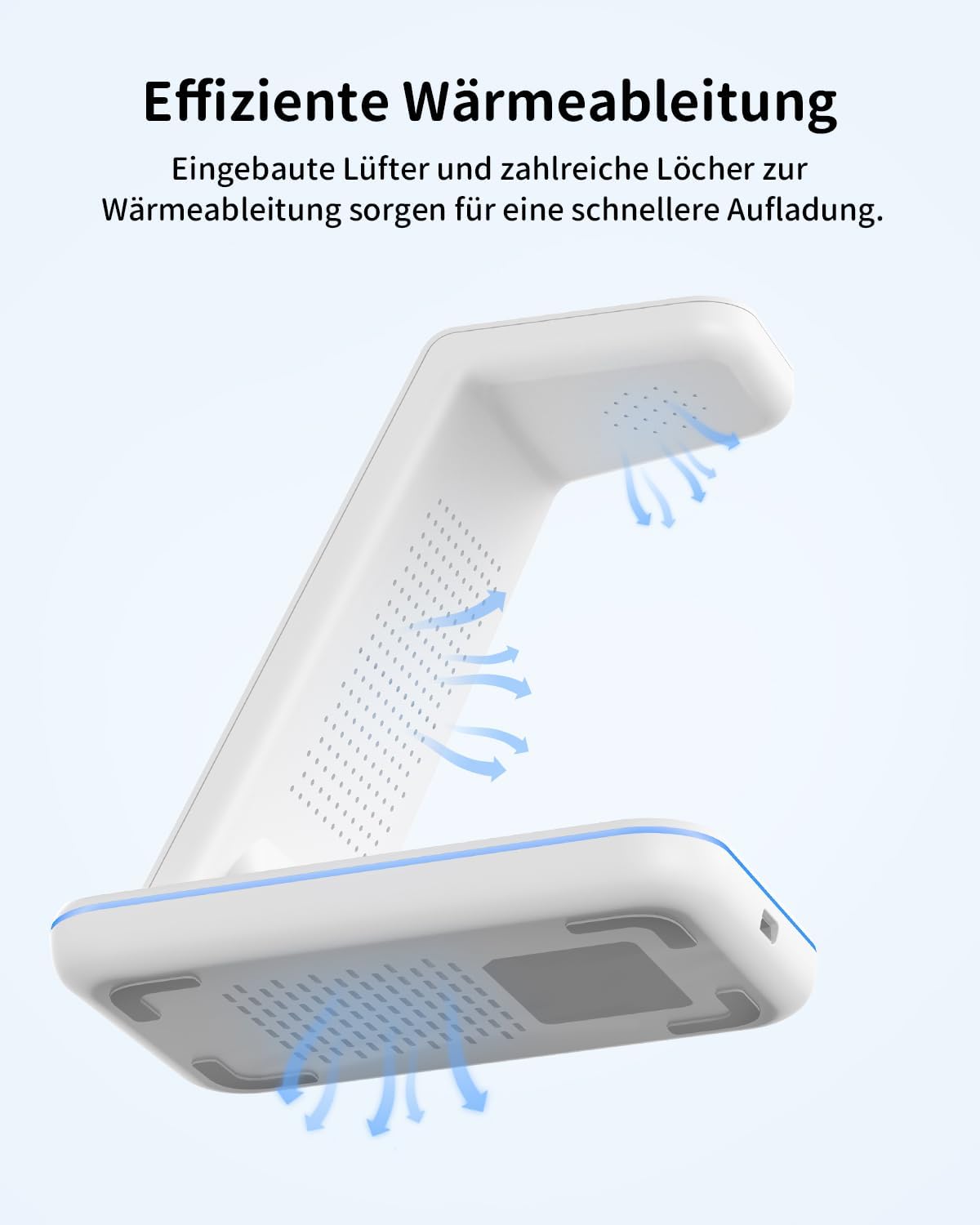 JoyGeek 3 in 1 Wireless Charger for Samsung & Android, Compatible with Galaxy Watch5 Pro/4/3, Phone Stand