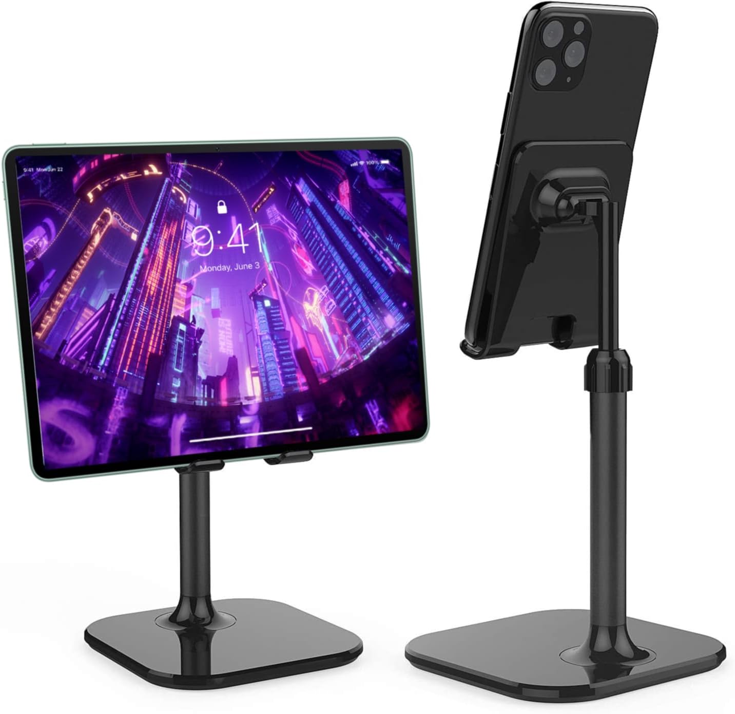 Doboli Cell Phone Stand, Phone Stand for Desk, Phone Holder Stand Compatible with iPhone and All Mobile Phones Tablet