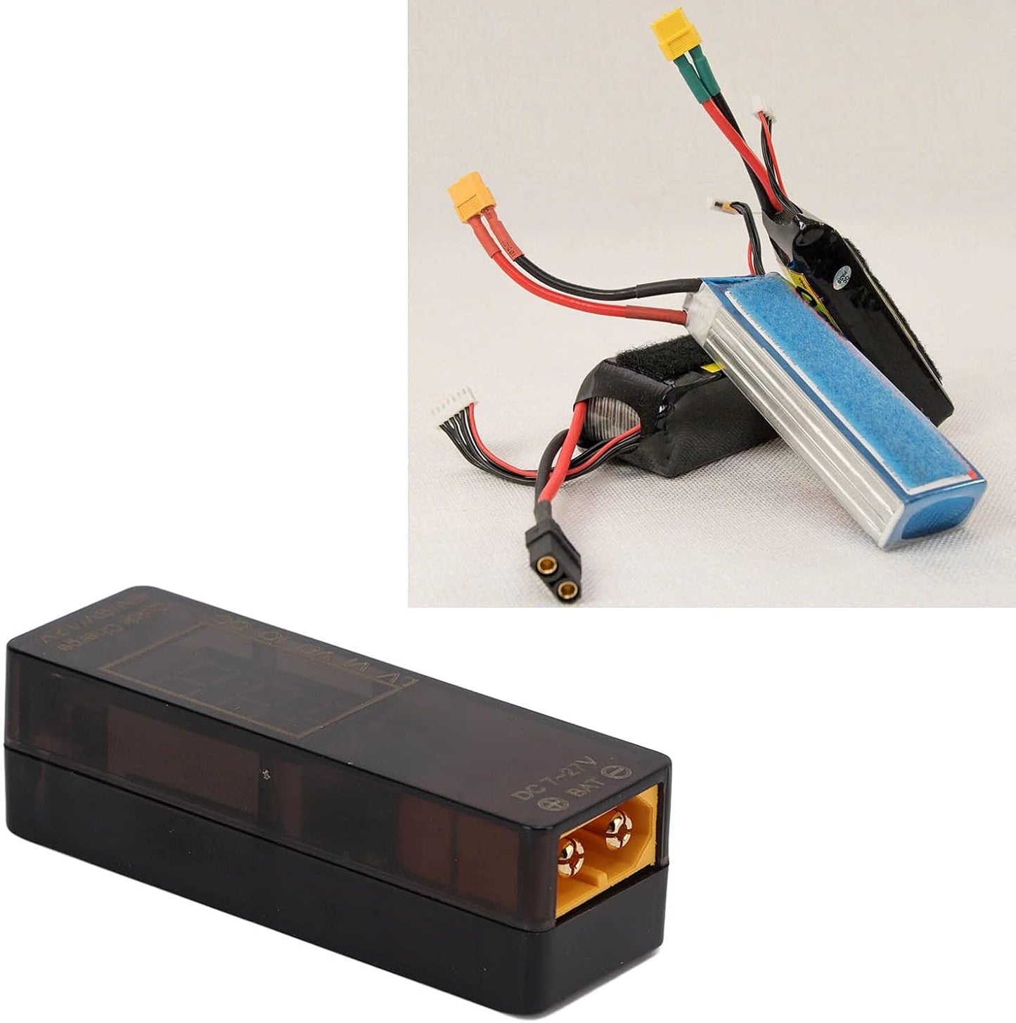 QC3.0 USB Overload Short Circuit Adapter, XT60 to USB QC3.0 Model Car Accessories for Efficient Charging