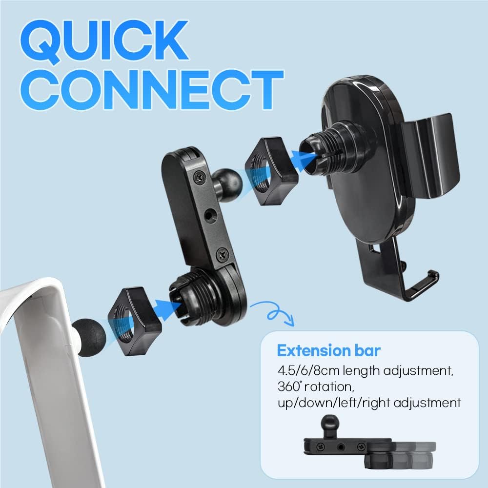 FICS Phone Holder Compatible with Hyundai IONIQ5, Customized Phone Mount Accessories