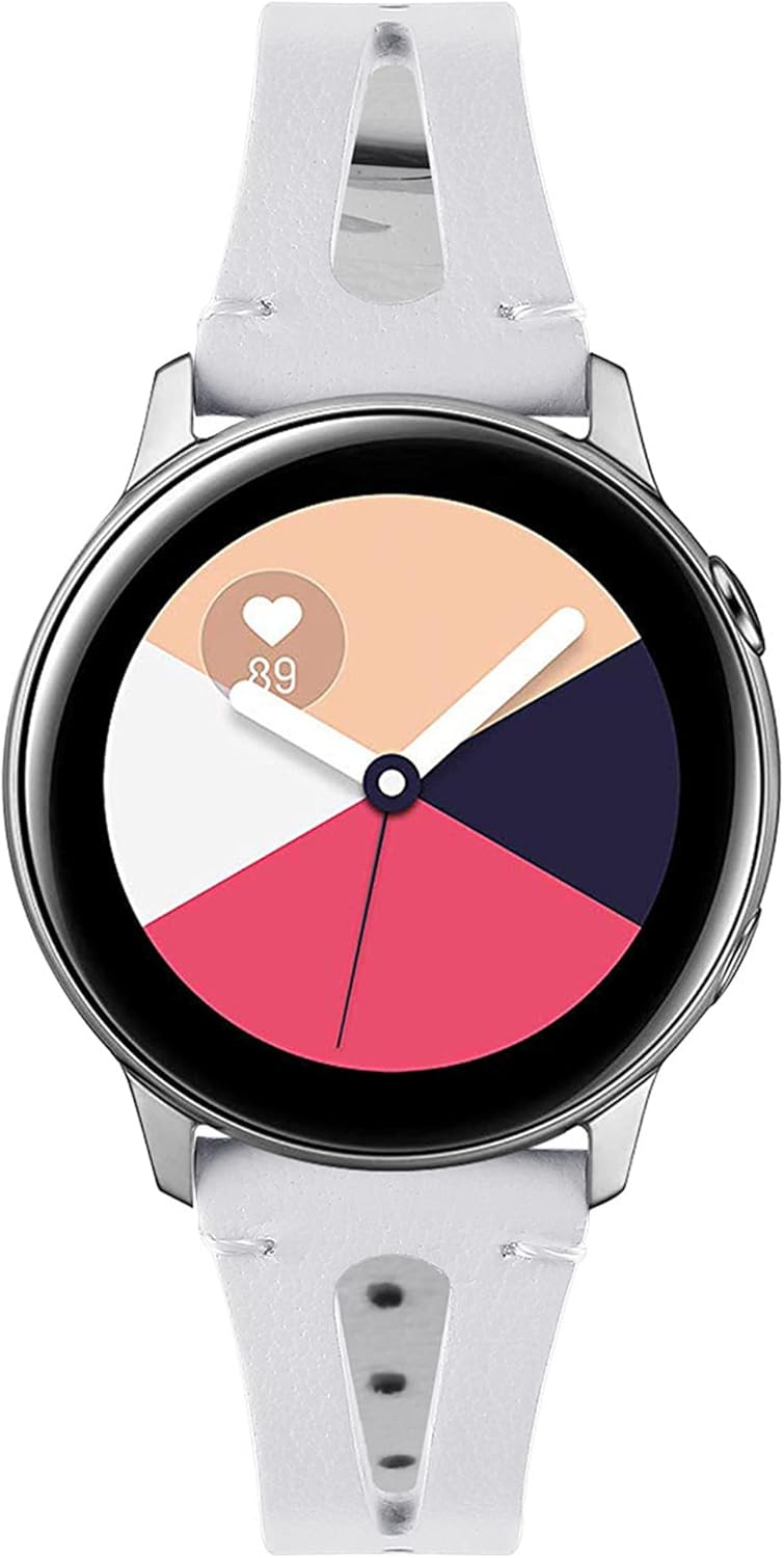 Lamshaw 22mm Slim Vintage Leather Strap for Faweio Smartwatch Bands, Compatible with IDW13/IDW16/IDW17/IDW19/IDW21/IDW26