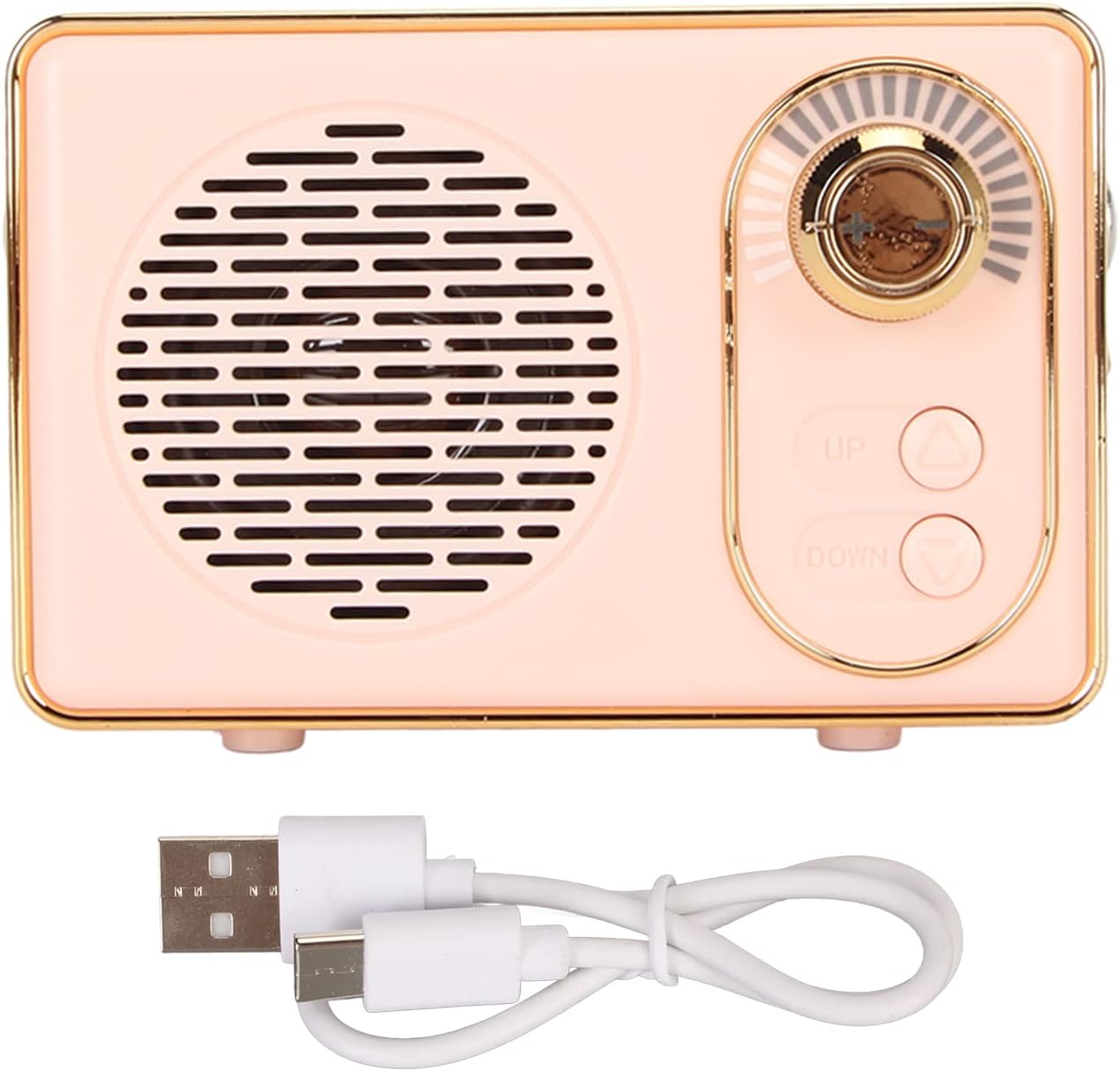 Zopsc Retro Bluetooth Speaker, Vintage Speaker with Old Fashioned Style, Bluetooth 5.0, AUX Input, USB Drive