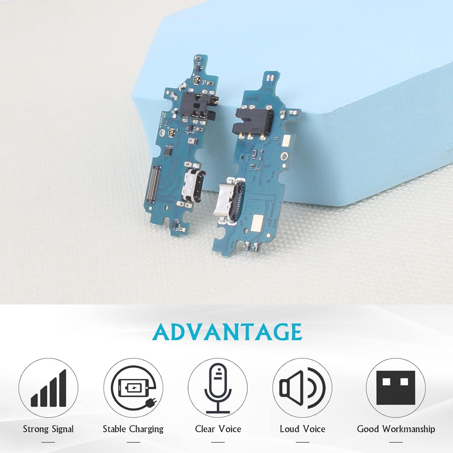 Dock Connector for Samsung Galaxy A13 4G, USB Charging Port Flex Cable Replacement for A135F A315U with Tools